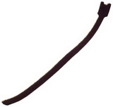 IEC TIEV8-BK Wrap around Tie Strap 8 inch x 1/2 inch wide Black