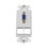 IEC WDH661342 White Decora Insert with One VGA and Two Keystone Cutouts, Price/each