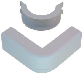 IEC WM1314 Outside Corner With Base 1-1/4 inch White