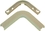 IEC WM2308 Flat Elbow Corner With Base 3/4 inch Ivory, Price/each