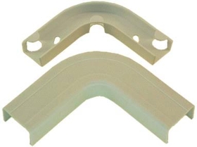 IEC WM2328 Flat Elbow Corner With Base 1-3/4 inch Ivory