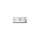 IEC WS10902 Stainless Steel Wall Plate with 2 Cutouts for DB9 or DH15 Connectors