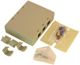 IEC WZ00806 Ivory Plastic SurfaceBox with 6 Cutouts for up to six Keystone Inserts