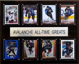 C & I Collectables NHL 12"x15" Colorado Avalanche All-Time Greats Plaque