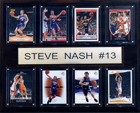 C & I Collectables NBA 12"x15" Steve Nash Phoenix Suns 8 Card Plaque