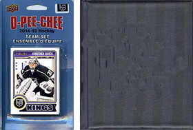 C & I Collectables NHL Los Angeles Kings 2014 O-Pee-Chee Team Set and a storage album