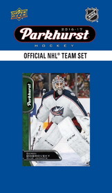 C & I Collectables NHL Columbus Blue Jackets 2016 Parkhurst Team Set and an all-star set