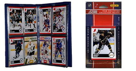 C & I Collectables NHL Anaheim Ducks Licensed 2010 Score Team Set and Storage Album