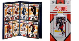 C & I Collectables NHL Columbus Blue Jackets Licensed 2011 Score Team Set and Storage Album