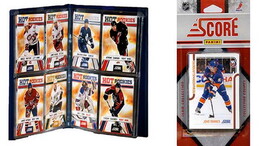 C & I Collectables NHL New York Islanders Licensed 2011 Score Team Set and Storage Album