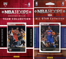 C & I Collectables NBA Chicago Bulls Licensed 2014-15 Hoops Team Set Plus 2014-15 Hoops All-Star Set