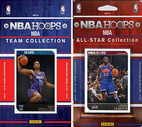 C & I Collectables NBA Charlotte Hornets Licensed 2014-15 Hoops Team Set Plus 2014-15 Hoops All-Star Set