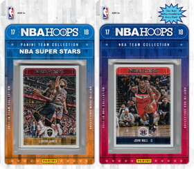 C & I Collectables NBA Washington Wizards Licensed 2017-18 Hoops Team Set Plus 2017-18 Hoops All-Star Set
