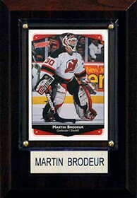 C & I Collectables NHL 4"x6" Martin Brodeur New Jersey Devils Player Plaque