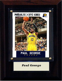 C & I Collectables NBA 4"x6" Paul George Indiana Pacers Player Plaque