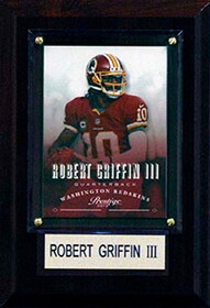C & I Collectables NFL 4"x6" Robert Griffin III Washington Redskins Player Plaque