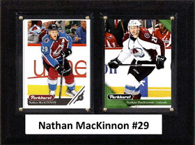 C & I Collectables NHL 6"x8" Nathan MacKinnon Colorado Avalanche Two Card Plaque