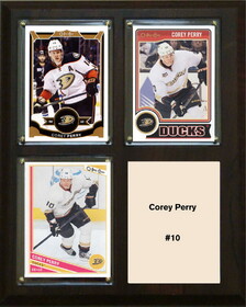 C & I Collectables NHL 8"x10" Corey Perry Anaheim Ducks Three Card Plaque