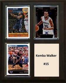 C & I Collectables NBA 8"x10" Kemba Walker Charlotte Hornets Three Card Plaque