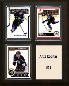C & I Collectables NHL 8"x10" Anze Kopitar Los Angeles Kings Three Card Plaque