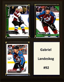 C & I Collectables NHL 8"x10" Gabriel Landeskog Colorado Avalanche Two Card Plaque