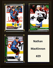 C & I Collectables NHL 8"x10" Nathan MacKinnon Colorado Avalanche Two Card Plaque