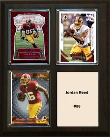 C & I Collectables NFL 8"x10" Jordan Reed Washington Redskins Three Card Plaque