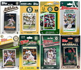 C & I Collectables MLB Oakland Athletics 8 Different Licensed Trading Card Team Sets