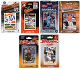 C & I Collectables MLB Baltimore Orioles 6 Different Licensed Trading Card Team Sets