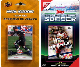 C & I Collectables MLS New York Red Bulls 2 Different Licensed Trading Card Team Sets