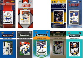 C & I Collectables NHL Buffalo Sabres 9 Different Licensed Trading Card Team Sets