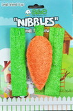 A&E Cage Company Nibbles Carrot and Celery Loofah Chew Toys, 3 count, NB009