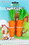 A&E Cage Company Nibbles Carrot Loofah Chew Toys with Jute, 2 count, NB012