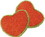 A&E Cage Company Nibbles Hearts Loofah Chew Toys, 2 count, NB019