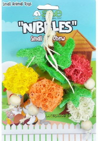 A&E Cage Company Nibbles Fruit Bunch Loofah Chew Toy, 1 count, NB024