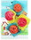 A&E Cage Company Nibbles Bon Bon Loofah Chew Toys Assorted Colors, 4 count, NB025