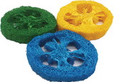 A&E Cage Company Nibbles Loofah Slice Chew, 3 count, NB026