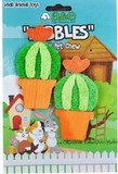 A&E Cage Company Nibbles Barrel Cactus Loofah Chew Toy with Wood, 2 count, NB028