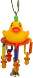 A&E Cage Company Happy Beaks Lucky Rubber Ducky Bird toy, 1 count, HB841