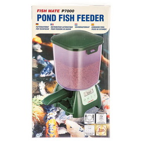 Fish Mate Pond Fish Feeder, Programable Holds Up To 6.5 lbs of food, P7000