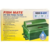 Fish Mate Gravity UV & Bio Pond Filter, 8 Watts - 250 GPH (125 - 500 Gallons), 500 GUV