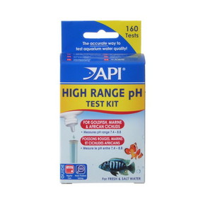 API pH High Range Test Kit FW & SW, 160 Tests, 27