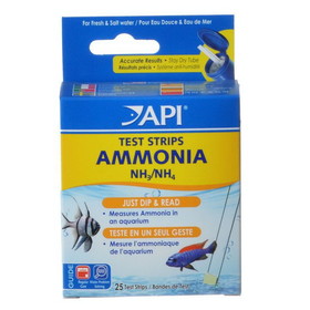 API Ammonia Test Strips, 25 Strips, 33D