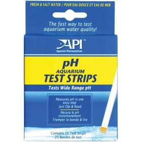 API pH Test Strips, 25 Strips, 33F