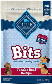 Blue Buffalo Blue Bits Soft-Moist Training Treats Tender Beef Recipe, 4 oz, 836