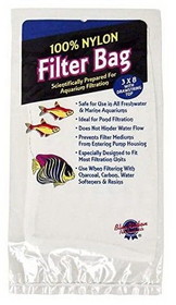 Blue Ribbon Pet 100% Nylon Filter Bag with Drawstring Top for Aquarium Filtration