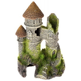 Exotic Environments Mountain Top Citadel with Moss, 1 Count, EE-1124