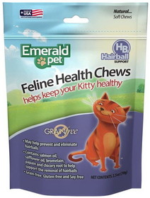 Emerald Pet Feline Health Chews Hairball Support, 2.5 oz, 00443-CH