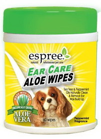 Espree Ear Care Aloe Wipes, 60 Count, NECW
