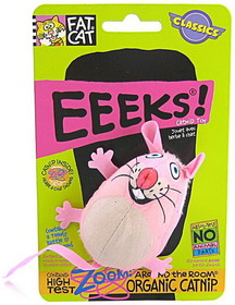 Fat Cat EEEKS Cat Toy with Catnip - Assorted, EEEKS Cat Toy with Catnip, 650124